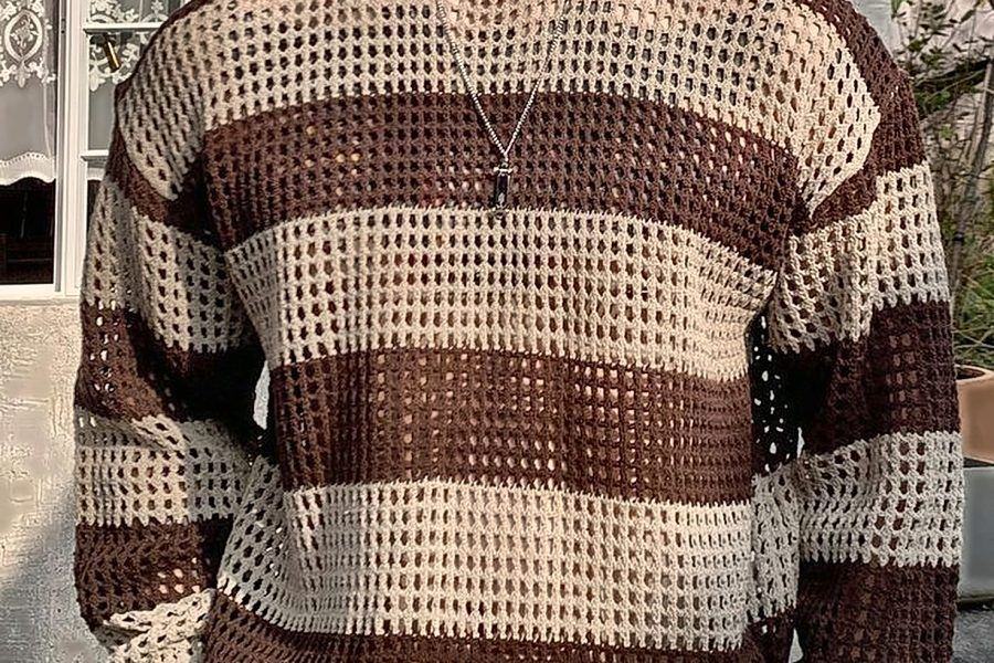 Men crochet wear
