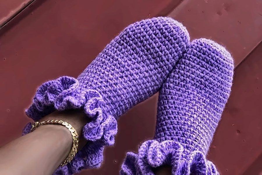 Socks & Slippers crochet wear
